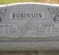OK, Grove, Olympus Cemetery, Headstone, Robinson, Fred E. & Ruth J.