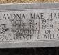 OK, Grove, Olympus Cemetery, Headstone, Hart, Lavona Mae