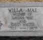 OK, Grove, Olympus Cemetery, Headstone, Hart, Willa Mae