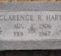 OK, Grove, Olympus Cemetery, Headstone, Hart, Clarence R.