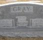 OK, Grove, Olympus Cemetery, Headstone, Gray, Ora M. & Florence 