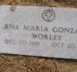 OK, Grove, Olympus Cemetery, Headstone, Worley, Ana Maria (Gonzalez)