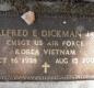 OK, Grove, Olympus Cemetery, Military Headstone, Dickman, Alfred E. Jr.