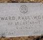 OK, Grove, Olympus Cemetery, Military Headstone, Worley, Edward Raul