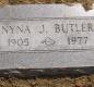 OK, Grove, Olympus Cemetery, Headstone, Butler, Nyna J.