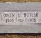 OK, Grove, Olympus Cemetery, Headstone, Butler, Owen L.