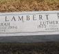 OK, Grove, Olympus Cemetery, Headstone, Lambert, Luther J. & Sarah