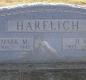 OK, Grove, Olympus Cemetery, Headstone, Harflich, Mark M. & H. V.