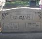 OK, Grove, Olympus Cemetery, Headstone, German, Herschel F. & Ruth E.