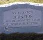 OK, Grove, Olympus Cemetery, Headstone, Johnston, Kyle Aaron