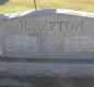OK, Grove, Olympus Cemetery, Headstone, Hampton, George S. & Nellie S.