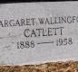 OK, Grove, Olympus Cemetery, Headstone, Catlett, Margaret (Wallingford)