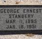 OK, Grove, Olympus Cemetery, Headstone, Stanbery, George Ernest