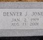 OK, Grove, Olympus Cemetery, Headstone, Jones, Denver J.