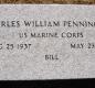 OK, Grove, Olympus Cemetery, Military Headstone, Pennington, Charles William