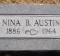 OK, Grove, Olympus Cemetery, Headstone, Austin, Nina B.