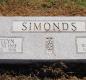 OK, Grove, Olympus Cemetery, Headstone, Simonds, Luie & Evelyn