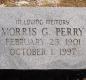 OK, Grove, Olympus Cemetery, Headstone, Perry, Morris G.