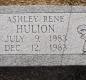 OK, Grove, Olympus Cemetery, Headstone, Hulion, Ashley Rene