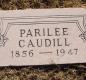 OK, Grove, Olympus Cemetery, Headstone, Caudill, Parilee