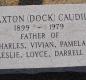 OK, Grove, Olympus Cemetery, Headstone, Caudill, Braxton "Dock"