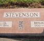 OK, Grove, Olympus Cemetery, Headstone, Stevenson, Benjamin F. & Ada O.