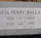 OK, Grove, Olympus Cemetery, Headstone, Ballard, Vinita (Perry)