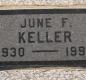 OK, Grove, Olympus Cemetery, Headstone, Keller, June F.