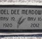 OK, Grove, Olympus Cemetery, Headstone, Meadows, Joel Dee