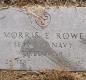 OK, Grove, Olympus Cemetery, Military Headstone, Rowe, Morris E.