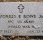 OK, Grove, Olympus Cemetery, Military Headstone, Rowe, Morris E. Jr.