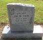 OK, Grove, Olympus Cemetery, Headstone, Fair, Jim W.
