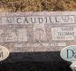 OK, Grove, Olympus Cemetery, Headstone, Caudill, Thomas J. & Opal V.