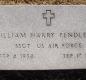 OK, Grove, Olympus Cemetery, Military Headstone, Pendleton, William Harry