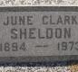 OK, Grove, Olympus Cemetery, Headstone, Sheldon, June (Clark)