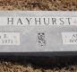 OK, Grove, Olympus Cemetery, Headstone, Hayhurst, Andy C. & Edna E.