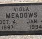 OK, Grove, Olympus Cemetery, Headstone, Meadows, Viola