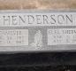 OK, Grove, Olympus Cemetery, Headstone, Henderson, Euel Sherman & Jennievee