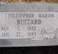 OK, Grove, Olympus Cemetery, Headstone, Buzzard, Christopher Marion