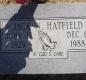 OK, Grove, Olympus Cemetery, Headstone, Hatfield, Jack N.