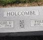 OK, Grove, Olympus Cemetery, Headstone, Holcombe, Phillip E. & Blanche I.