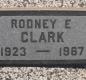 OK, Grove, Olympus Cemetery, Headstone, Clark, Rodney E.