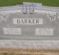 OK, Grove, Olympus Cemetery, Headstone, Barker, Vestal L. & Clara E.