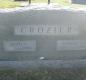 OK, Grove, Olympus Cemetery, Headstone, Crozier, Thomas T. & Ruth E.